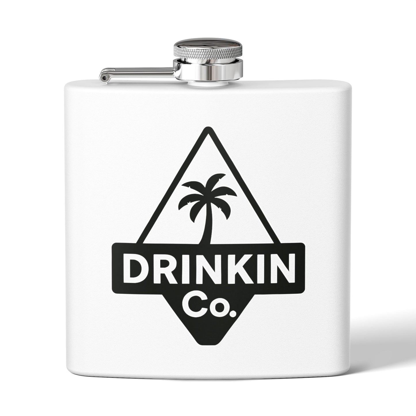 Drinkin Co. Stainless Steel Flask, 6oz
