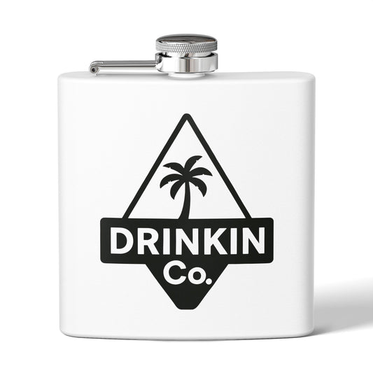 Drinkin Co. Stainless Steel Flask, 6oz